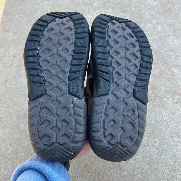 Crocs Swiftwater Mesh Closed Toe Deck Brown Sandals Men’s Size 7 - Picture 6 of 8